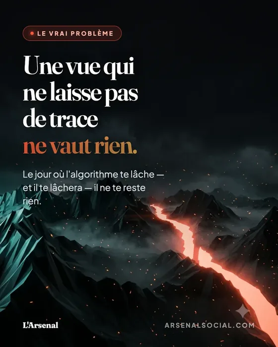 Une vue qui ne laisse pas de trace ne vaut rien : sans contact récupéré, il ne reste rien.